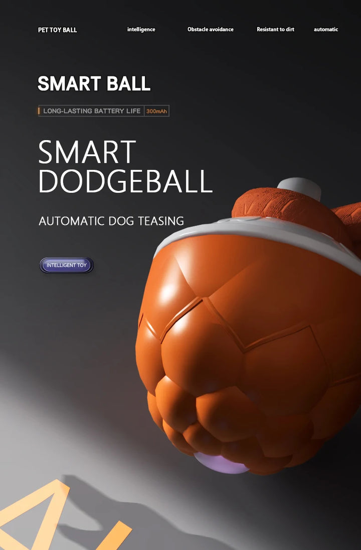Smart Self-Rolling Electric Dog Ball with Sound Toy