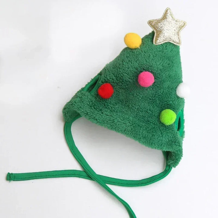 Pet Cat Dog Christmas Hat Cartoon Bandana Holiday Party Cute Costumes for Small Dogs Cats Puppy Kitten Party Outdoor Outfits