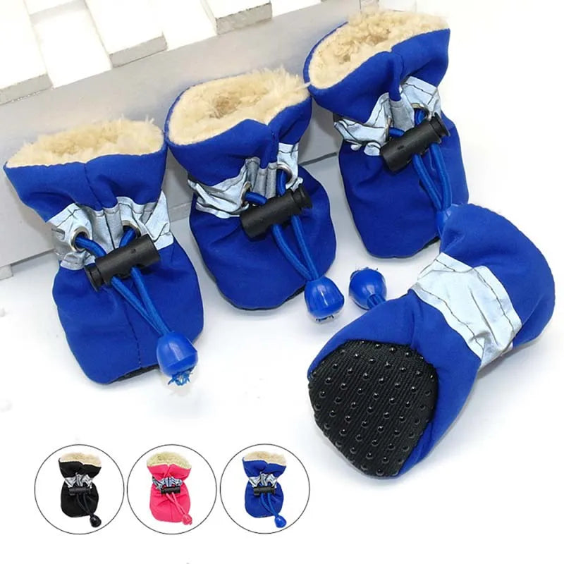 Pet Dogs Winter Shoes Rain Snow Waterproof Booties Socks