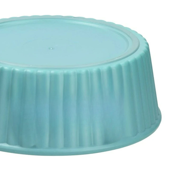 Small Teal Pet Bowl 2.2 Cup Plastic Food and Water Dish