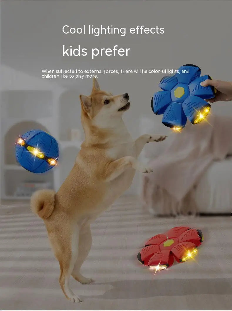 LED Flying UFO Disc Ball Outdoor Catch and Throw Toy