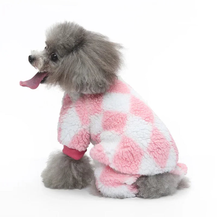 Pet Winter Clothes for Dogs Jumpsuit Pajamas