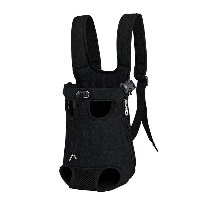 Upgraded Adjustable Cat & Dog Carrier Backpack – Portable Pet Travel Bag for Outdoor Hiking, Camping & Chest Carry