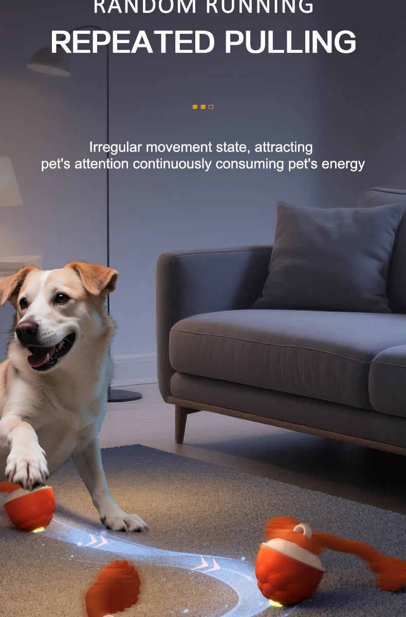 Smart Self-Rolling Electric Dog Ball with Sound Toy