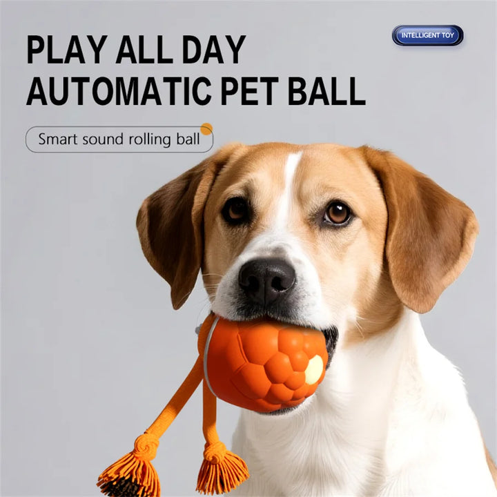 Smart Self-Rolling Electric Dog Ball with Sound Toy