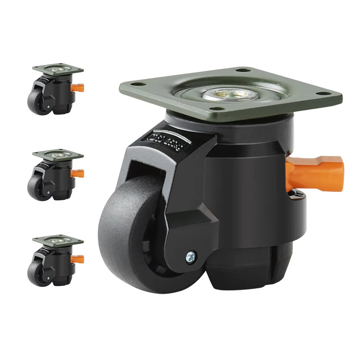 SucceBuy Heavy Duty Leveling Casters with Adjustable Feet