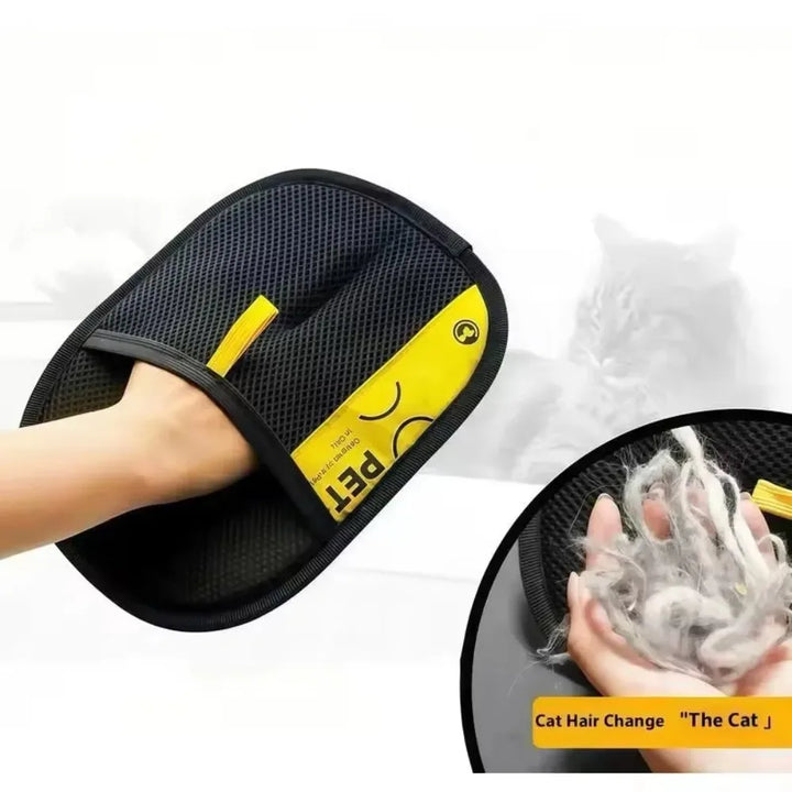 Portable Pet Hair Remover Gloves for Clothes and Furniture