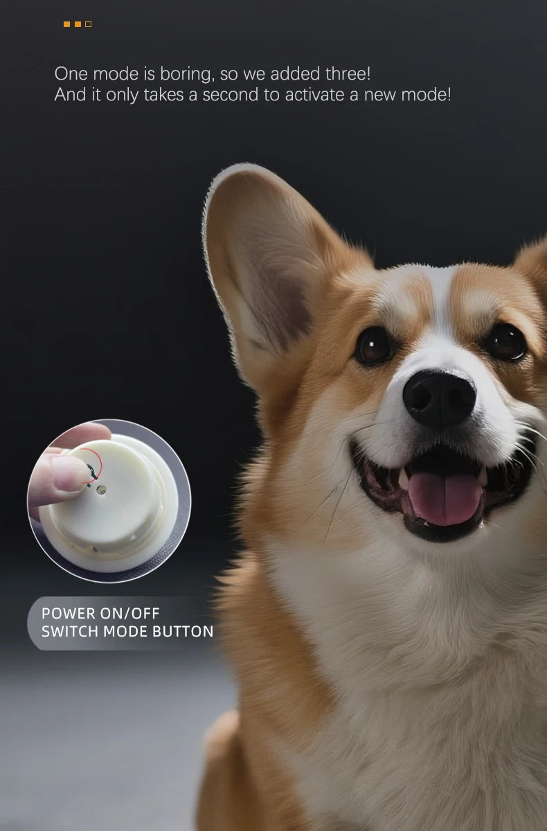 Smart Self-Rolling Electric Dog Ball with Sound Toy