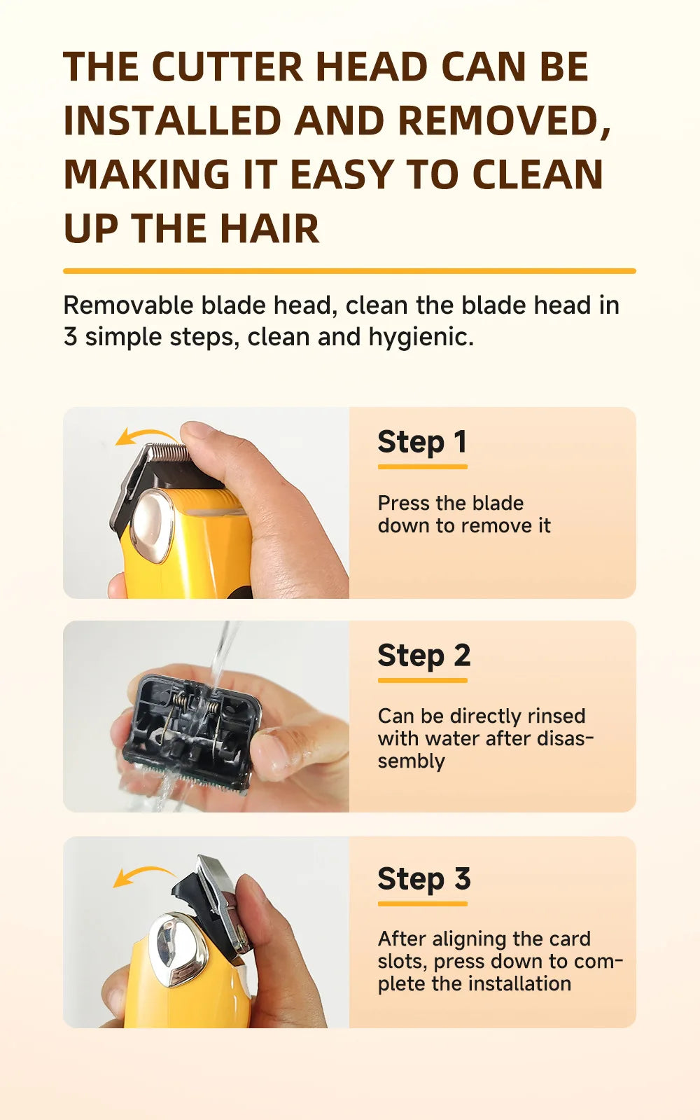 Rechargeable Dog and Cat Hair Clipper with Wide Voltage