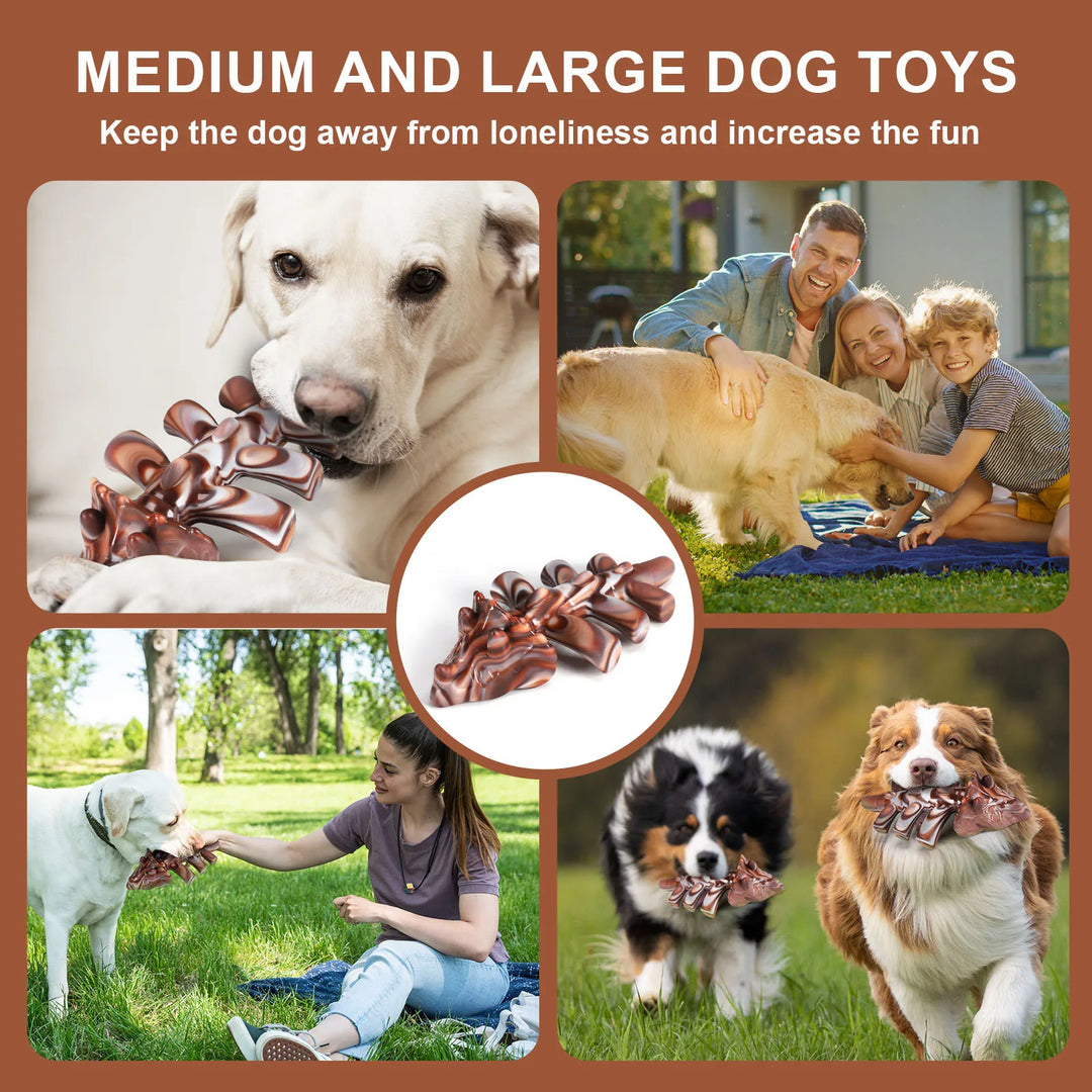 Beef Flavor Dog Chew Toy Lobster and Rabbit Shapes