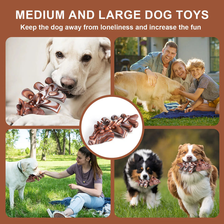 Beef Flavor Dog Chew Toy Lobster and Rabbit Shapes