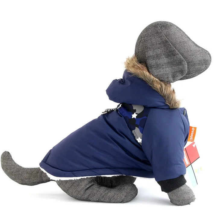 Pet Dog Clothes Winter Warm Waterproof Jacket For Small Dogs