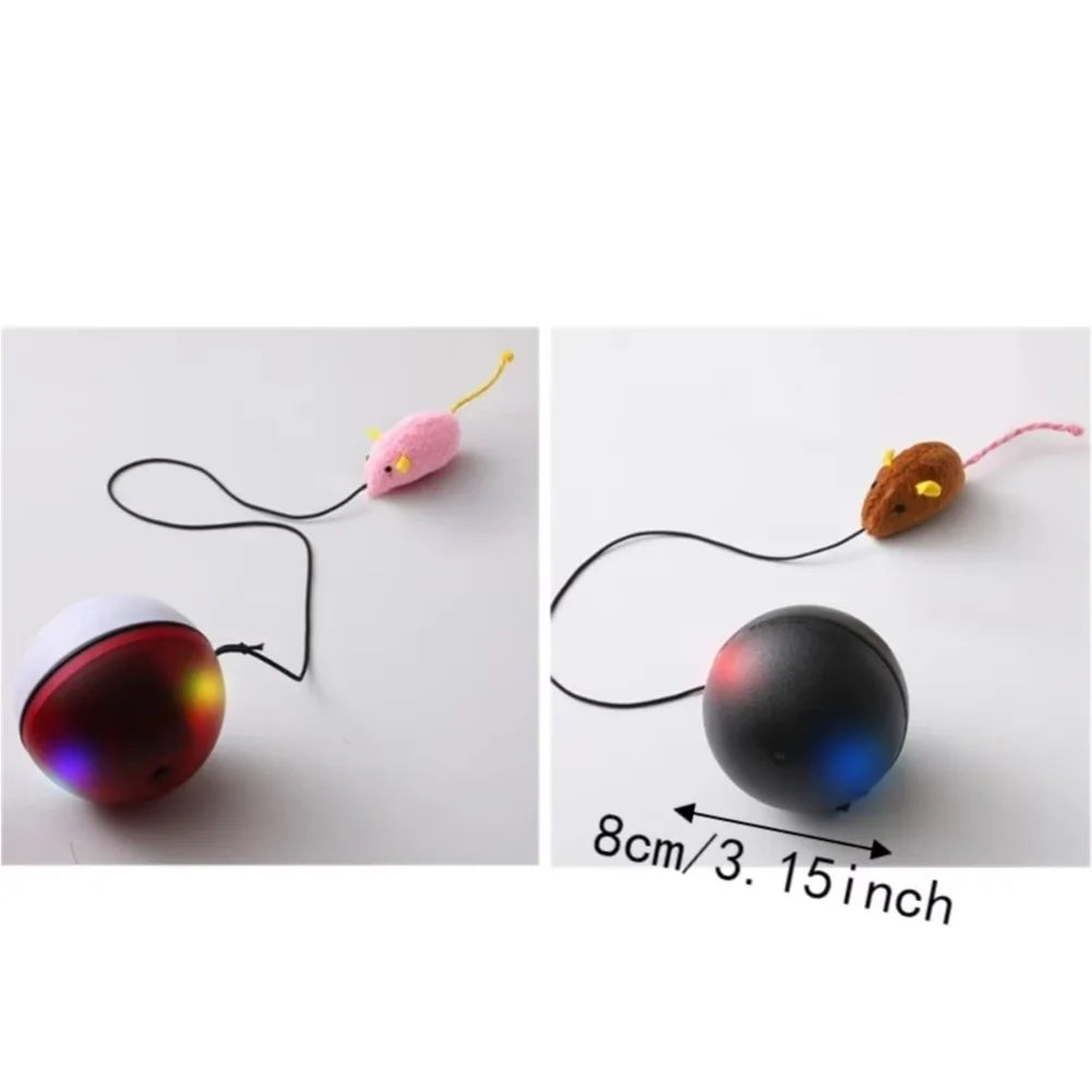 USB Rechargeable Interactive Cat Ball with Motion Sensor