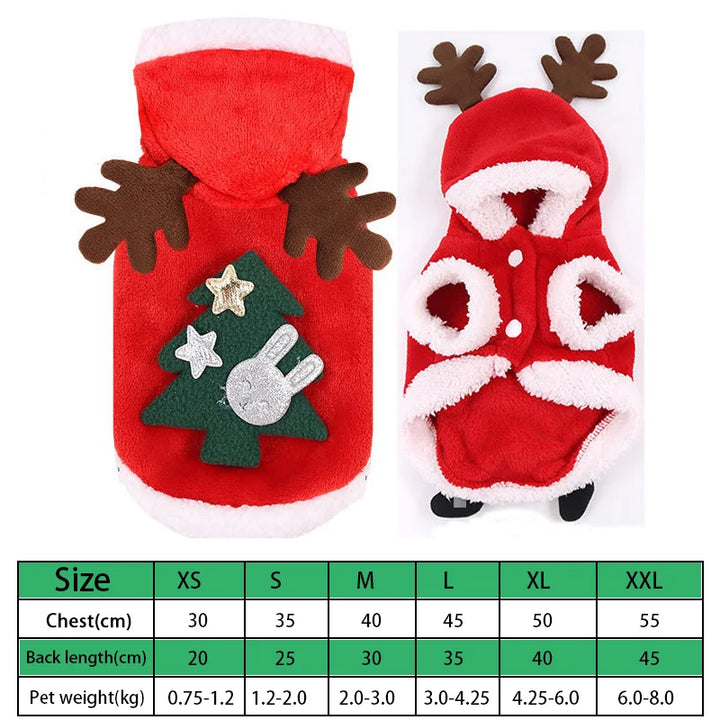 Hand Sewn-Festive-Pet Christmas Outfits