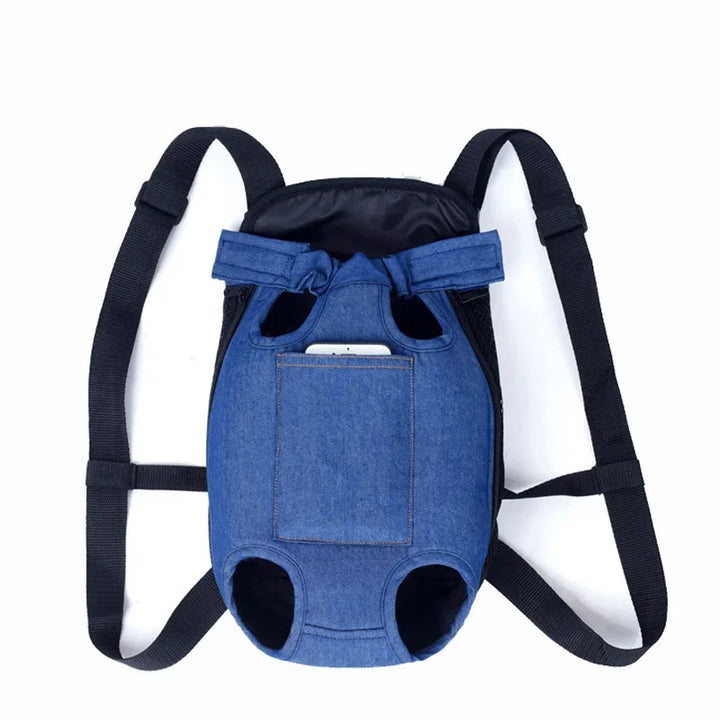 Upgraded Adjustable Cat & Dog Carrier Backpack – Portable Pet Travel Bag for Outdoor Hiking, Camping & Chest Carry