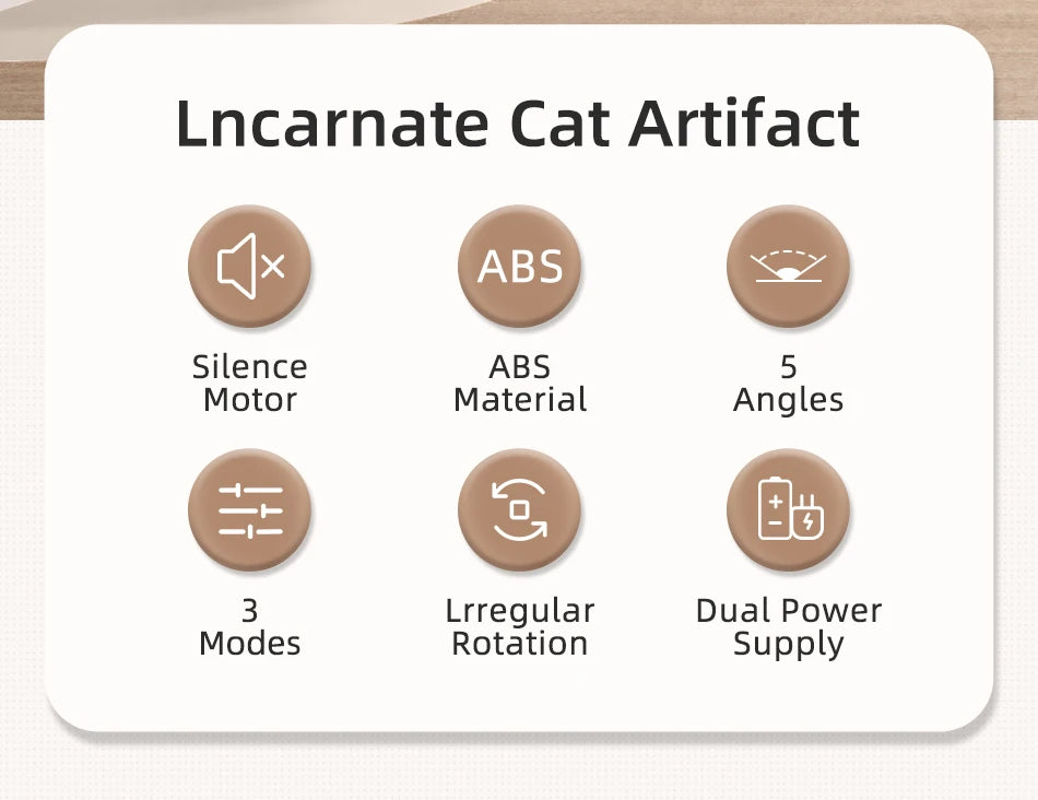 ROJECO Automatic Cat Laser Toy for Indoor Cats