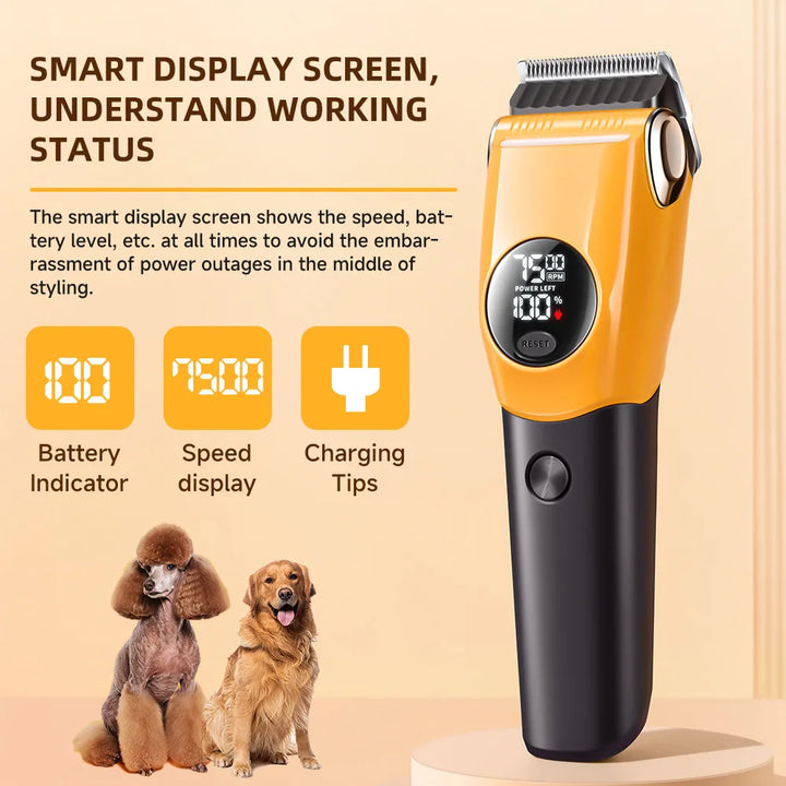 Rechargeable Dog and Cat Hair Clipper with Wide Voltage