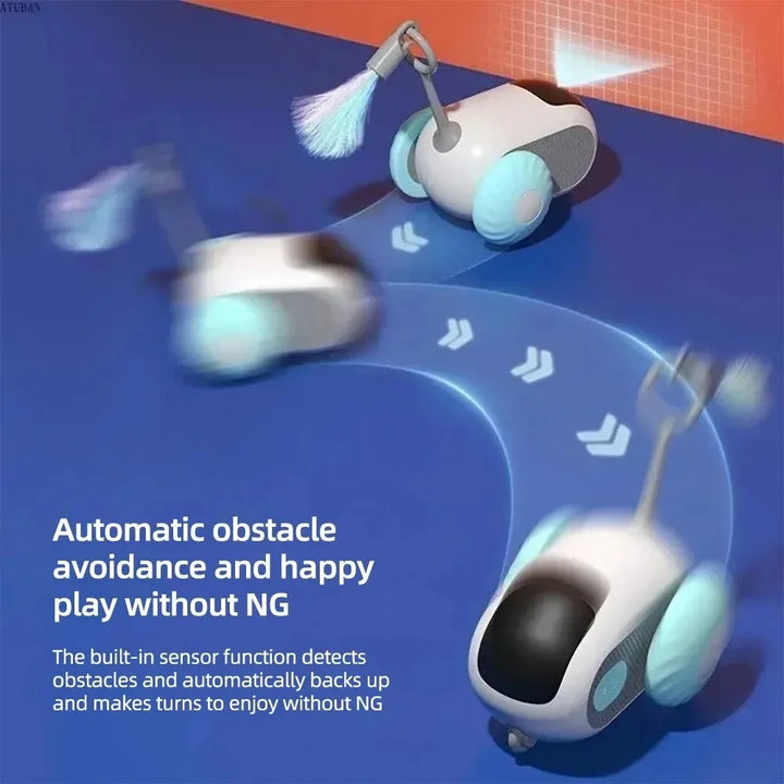 Smart Remote-Controlled Cat Toy – Automatic Interactive Moving Car for Active Play