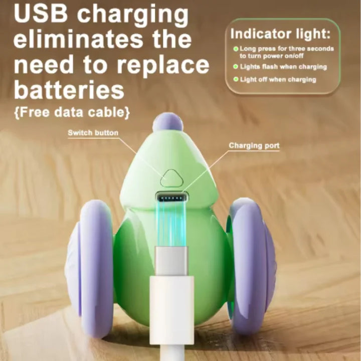 Rechargeable Electric Mouse Cat Toy with Obstacle Avoidance