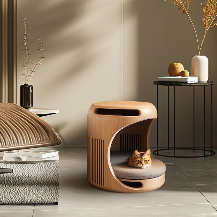 Custom Modern Luxury Coffee Table Cat Cage Luxury Custom Cat And Dog Nest 3D Printing Side Table Cat Beds