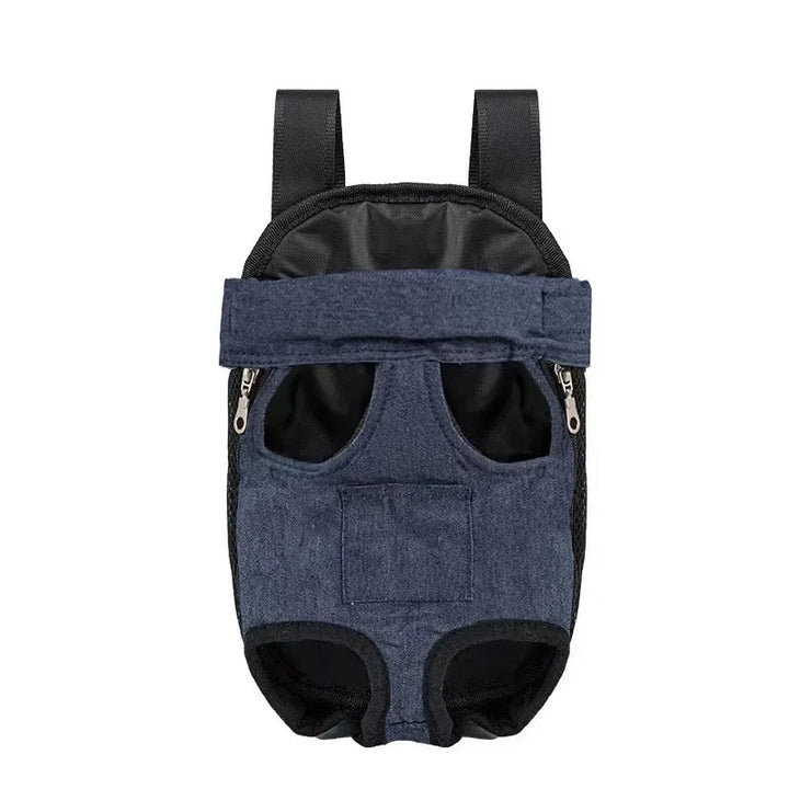 Upgraded Adjustable Cat & Dog Carrier Backpack – Portable Pet Travel Bag for Outdoor Hiking, Camping & Chest Carry