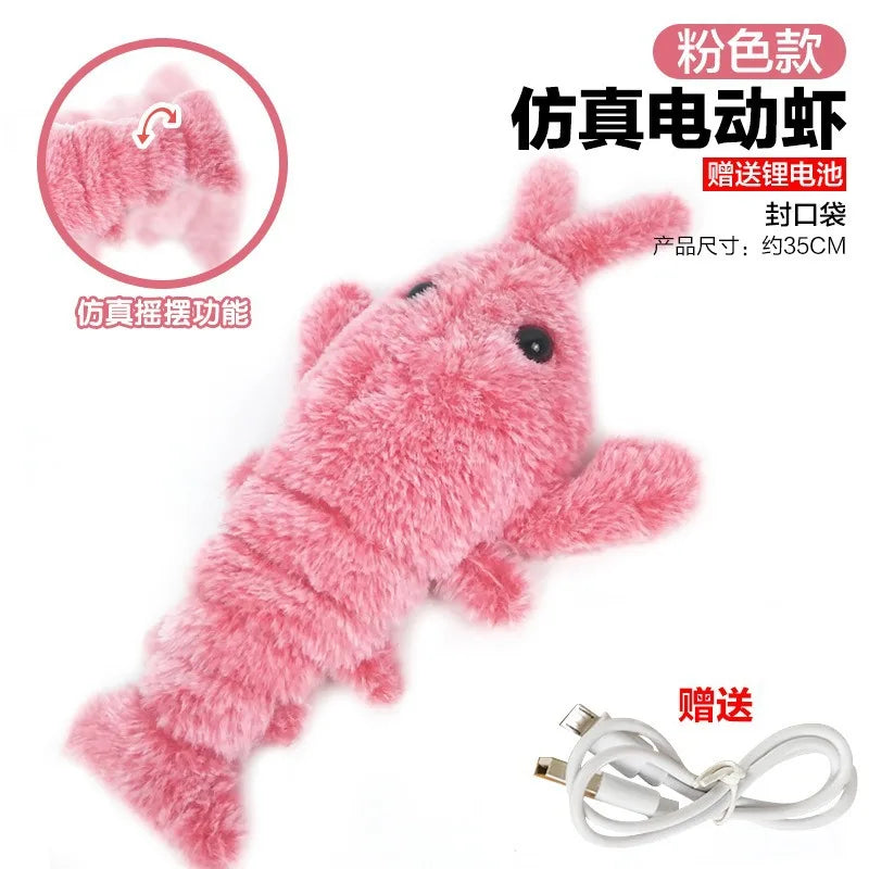 Automatic Jumping Lobster Cat Toy – USB Rechargeable