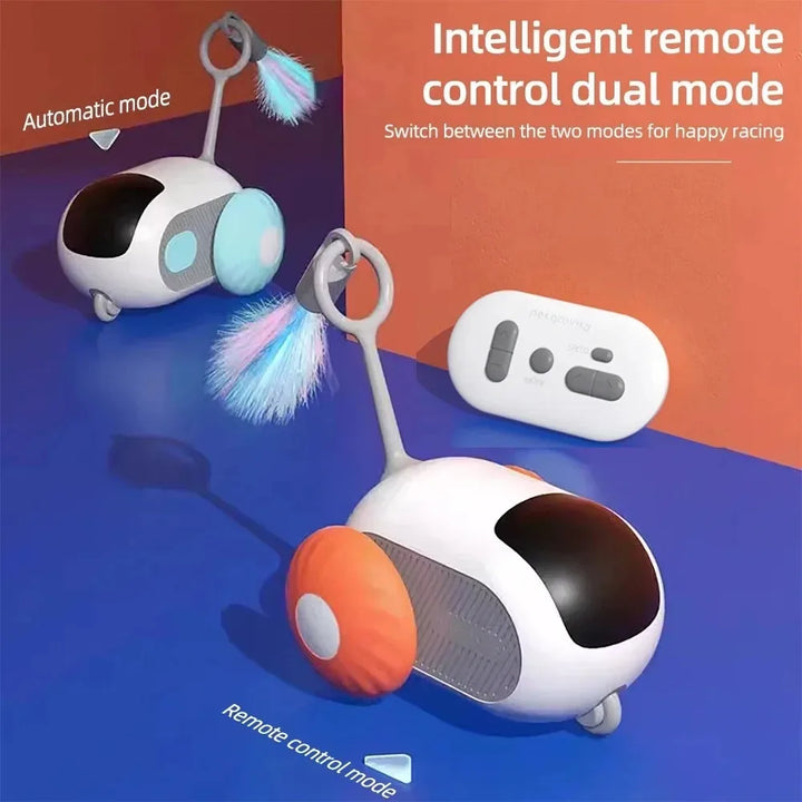 Smart Remote-Controlled Cat Toy – Automatic Interactive Moving Car for Active Play