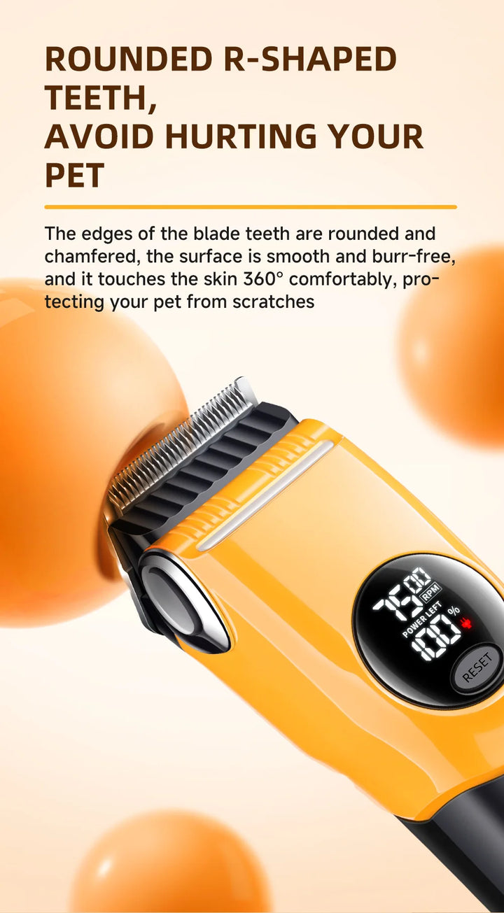 Rechargeable Dog and Cat Hair Clipper with Wide Voltage