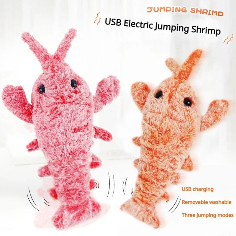 Automatic Jumping Lobster Cat Toy – USB Rechargeable