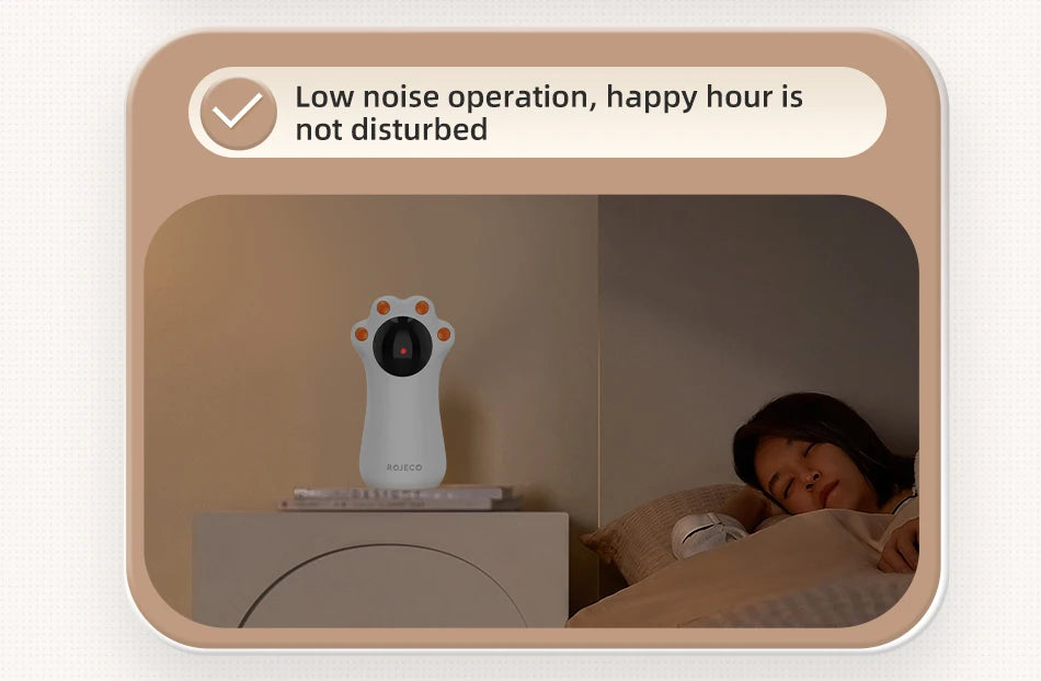 ROJECO Automatic Cat Laser Toy for Indoor Cats