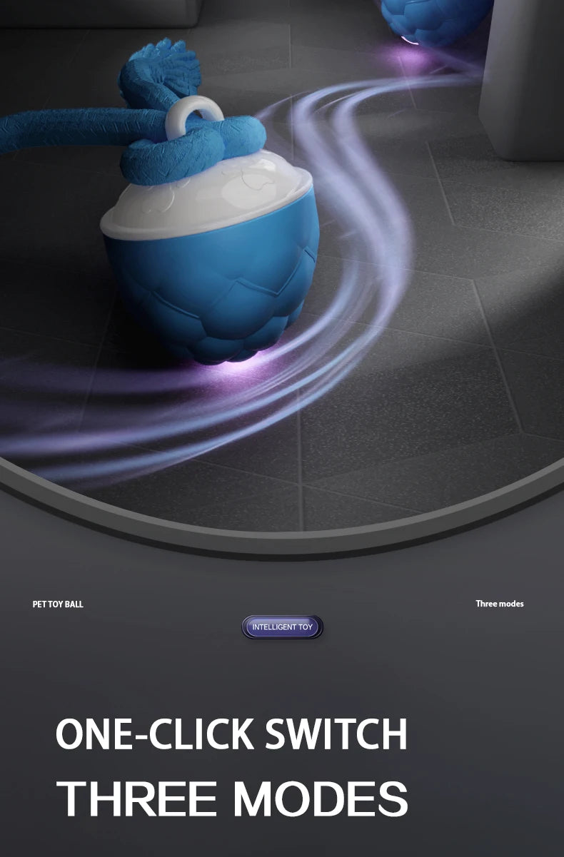 Smart Self-Rolling Electric Dog Ball with Sound Toy