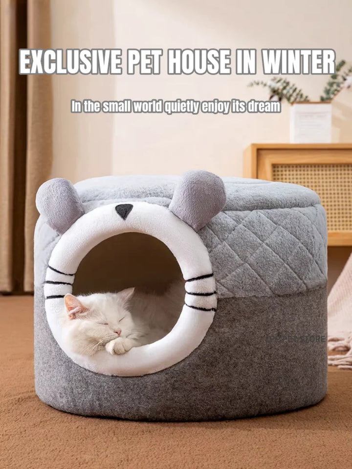 Cozy Pet Cave – Warm With Removable Cushion