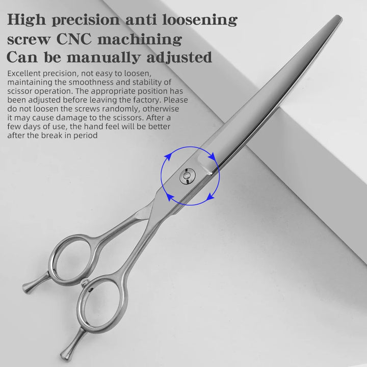 7.25 Inch VG10 Steel Professional Pet Grooming Scissors