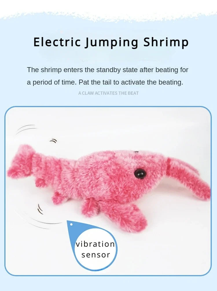 Automatic Jumping Lobster Cat Toy – USB Rechargeable