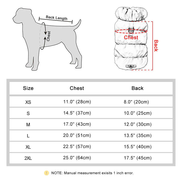 Warm Padded Pet Jacket – Cozy & Lightweight