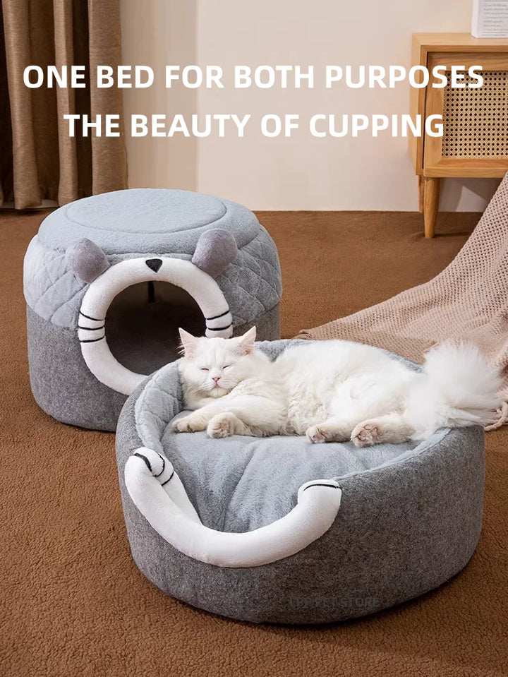 Cozy Pet Cave – Warm With Removable Cushion