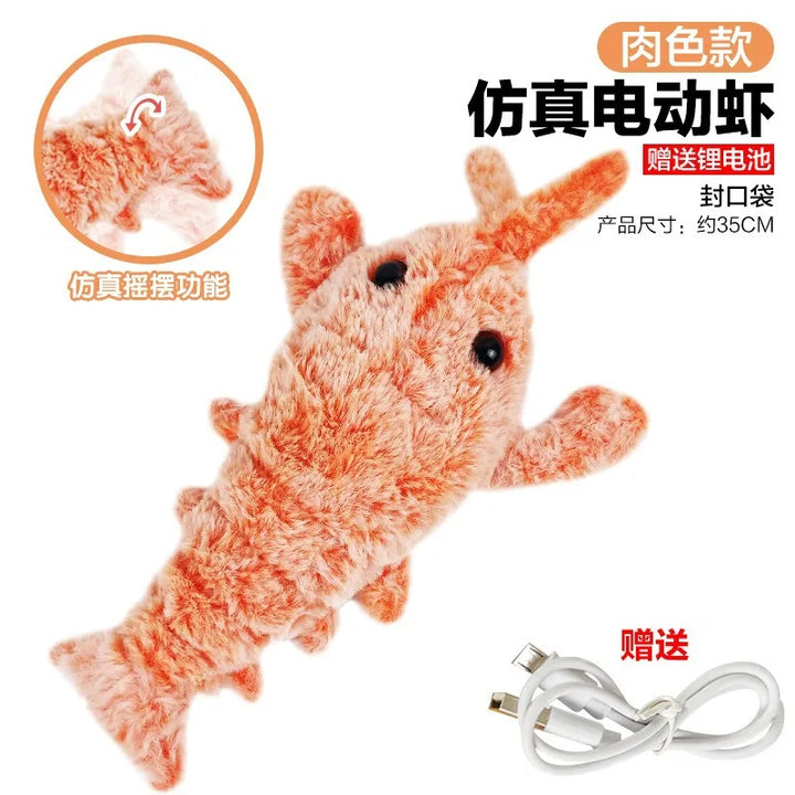 Automatic Jumping Lobster Cat Toy – USB Rechargeable