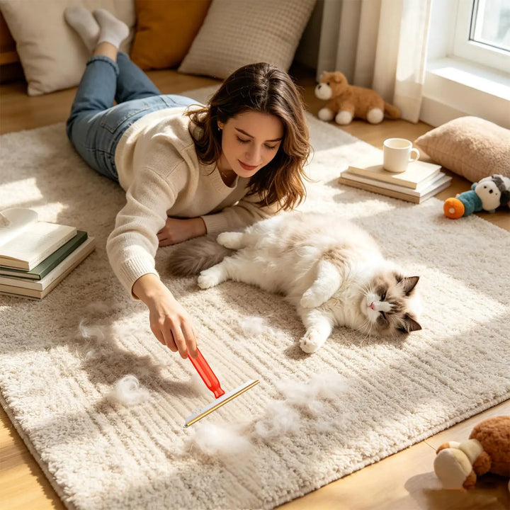 Reusable Pet Hair Remover Brush for Clothes and Furniture