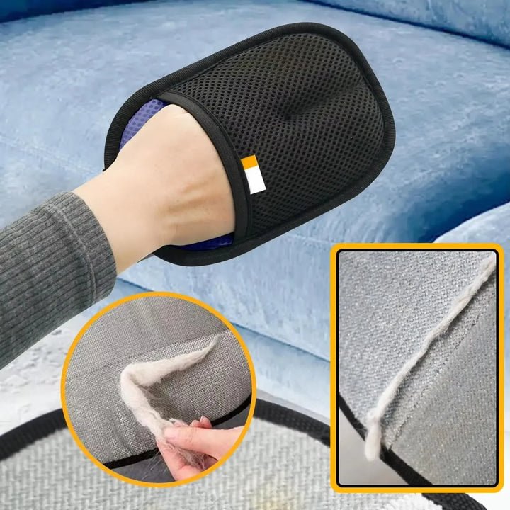 Reusable Pet Hair Removal Gloves for Furniture and Carpets