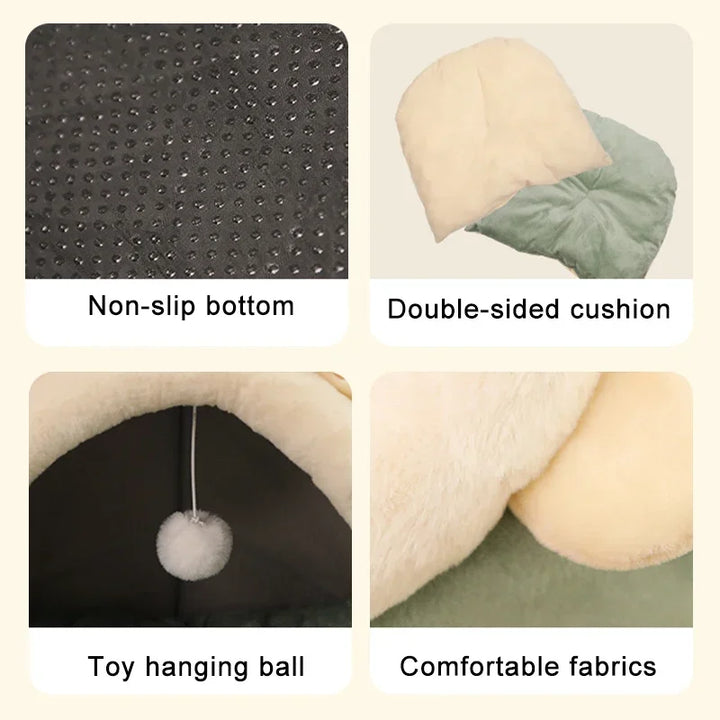 Pet Sleeping Bed Four Seasons Universal Dog Cat Nest Kittens Cave