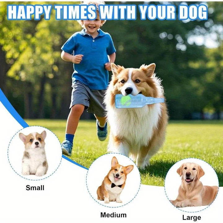 Squeaky Water Bottle Dog Toy for Interactive Chewing