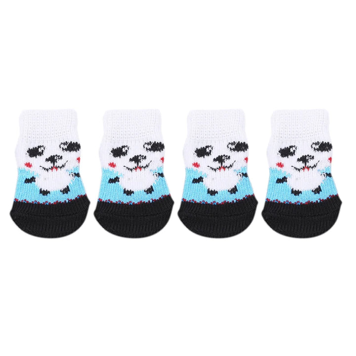 4Pcs Warm Puppy Dog Shoes