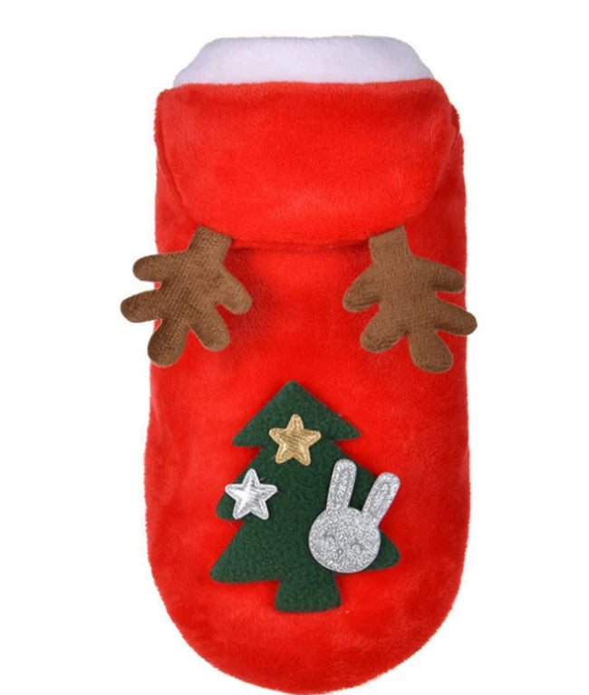 Hand Sewn-Festive-Pet Christmas Outfits