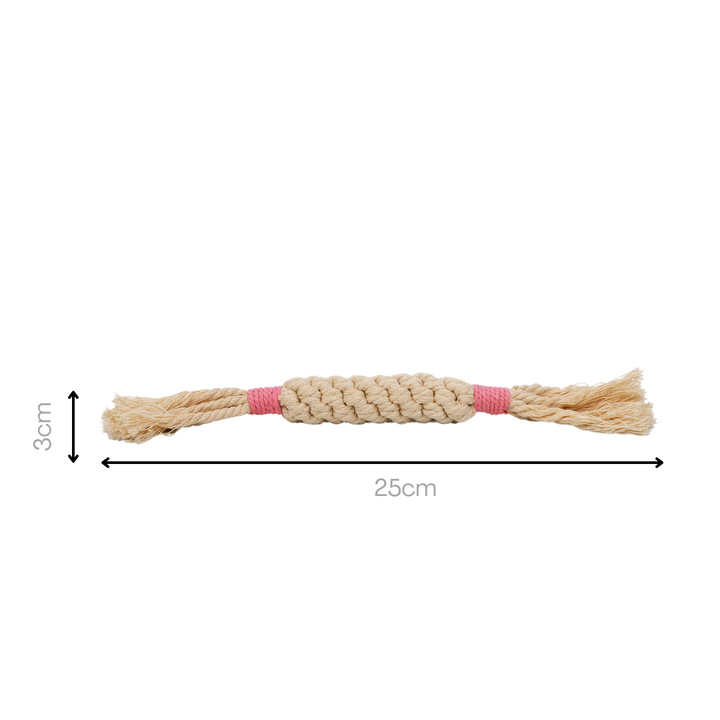Rainbow Candy Macrame Rope Pet Toy-7
