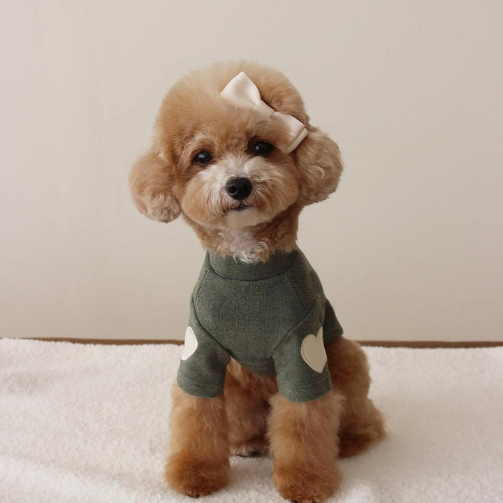 Autumn & Winter Dog Sweater – Embroidered Knit Pet Clothes for Small to Large Dogs
