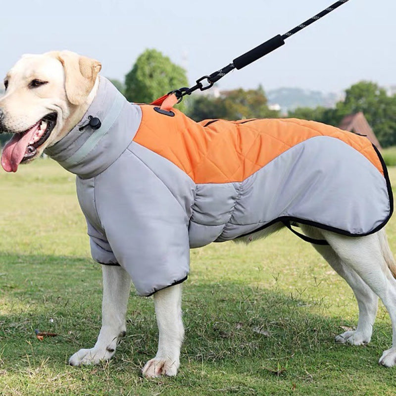 Winter Dog Coat for Medium & Large Dogs – Waterproof Thick Warm Pet Jacket Vest for Labrador, Golden Retriever & Outdoor Cold Weather