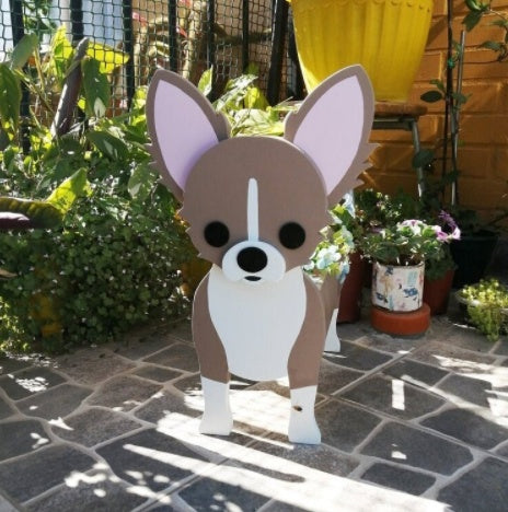 Garden Art Pet Flower Pot – Decorative Outdoor Ornament for Plants & Flowers