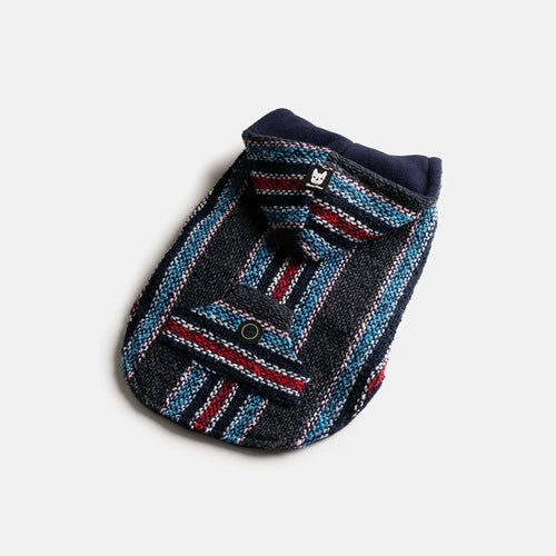 Baja Dog Poncho - Navy