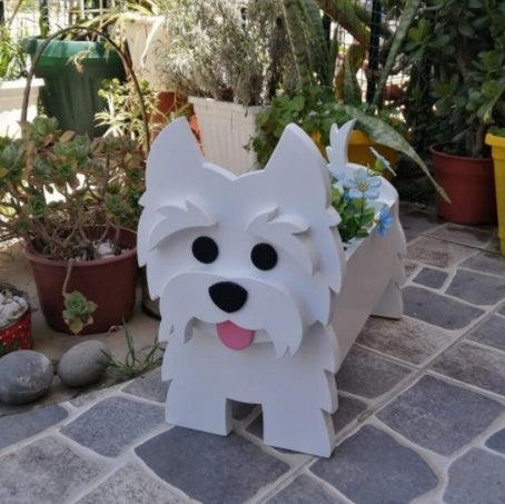 Garden Art Pet Flower Pot – Decorative Outdoor Ornament for Plants & Flowers