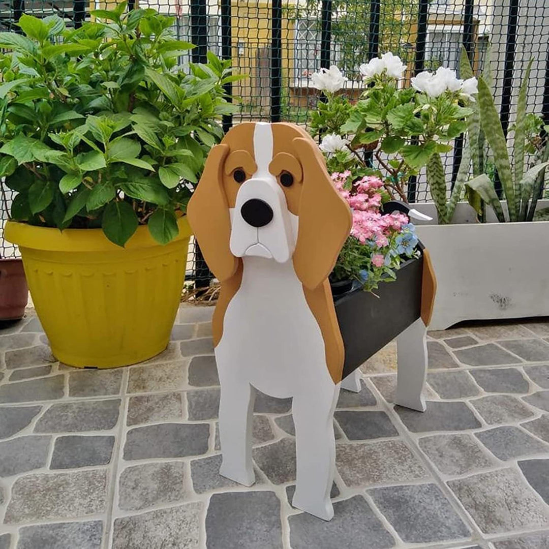 Dog Flower Pot – Cute Puppy Planter for Garden & Home Décor